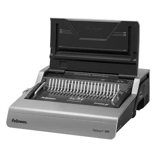 Fellowes - FEL5218301 - Galaxy E 500 Electric Comb Binding Machine
