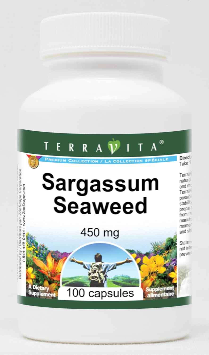 Sargassum Seaweed - 450 mg (100 Capsules, ZIN: 521350) - 3 Pack