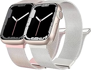 Next store Compatible with Apple Watch Bands 49mm 45mm 44mm 42mm, Replacement Bands Compatible with iWatch Series 8 7 6 5 4 3 2 1 SE for Men Women (2 Pack)