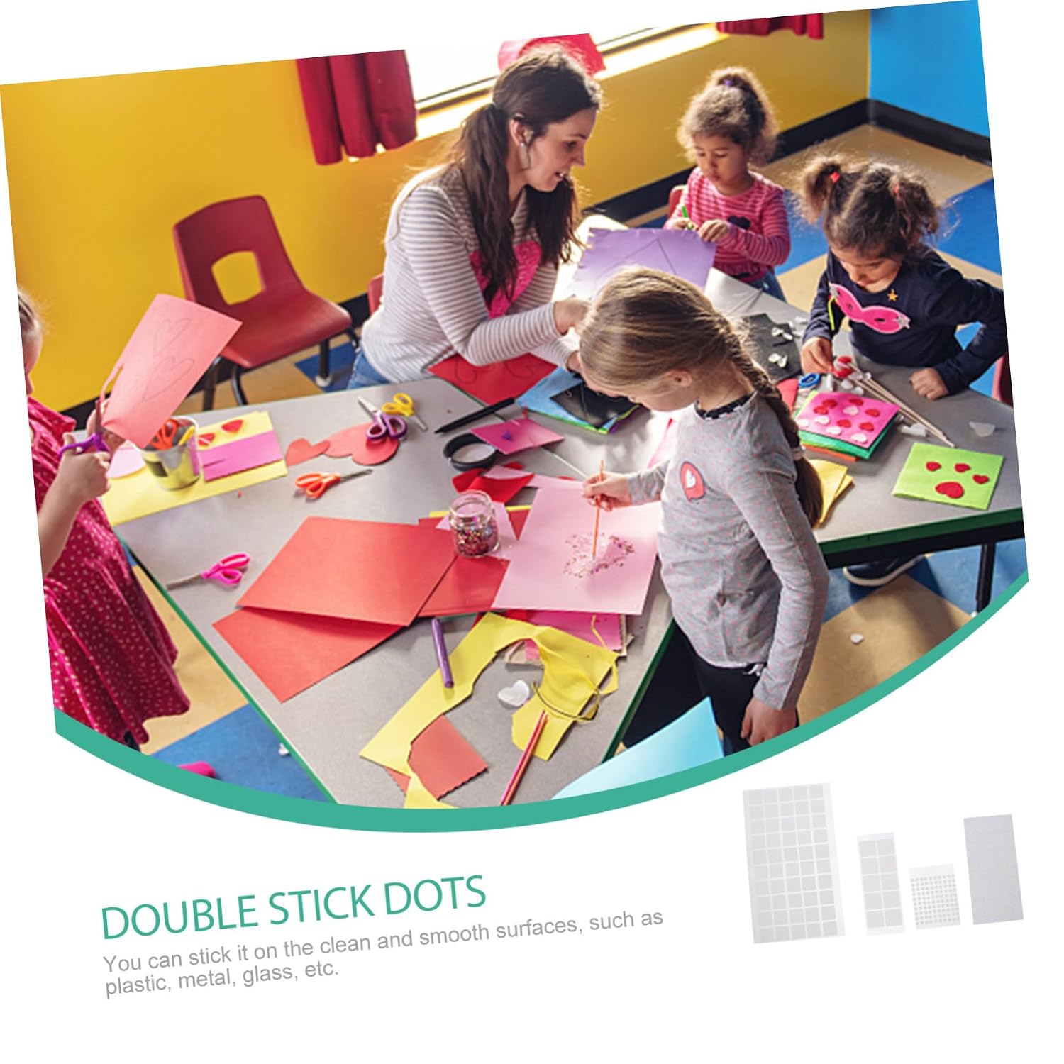Sticky Dots Double Sided Acrylic Removable Adhesive