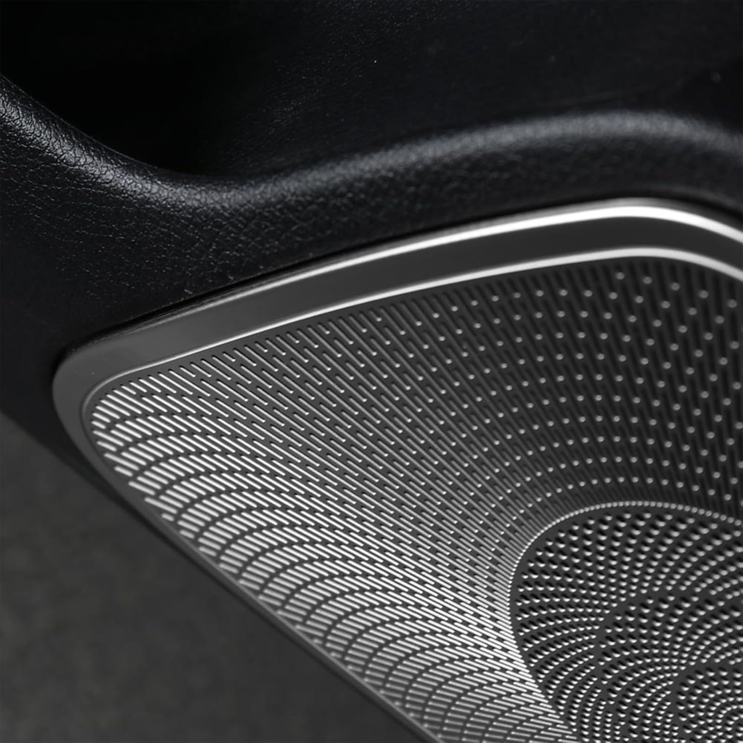4PCS Interior Door Speaker Trim Covers Chrome Stainless Steel Style Car Interior Door Speaker Cover Compatible with Kia Stinger 2017-2024 Accessories