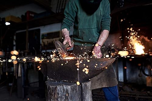 Miniatura 9 de Forging Art Bcn Hand Forged Eternal Wrought Iron Rose - Gift for Mother's Day, Valentine's Day, 6th Year Wedding Anniversary (RedGreen)