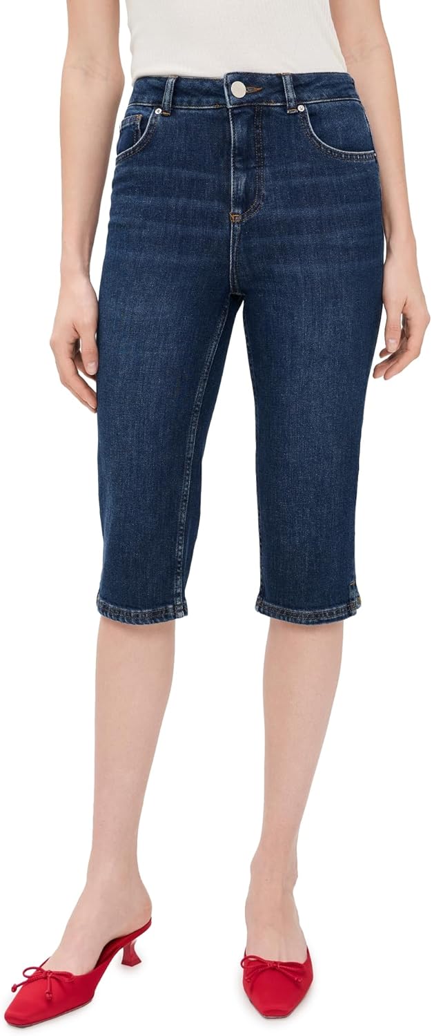 ALIGNE Women's Gracey Denim Peddle Pusher Capris