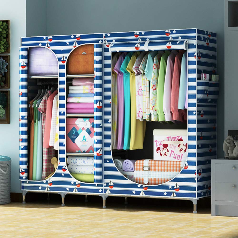 Armoires en tissu en toile dressing pliant WARDROBE gain de place