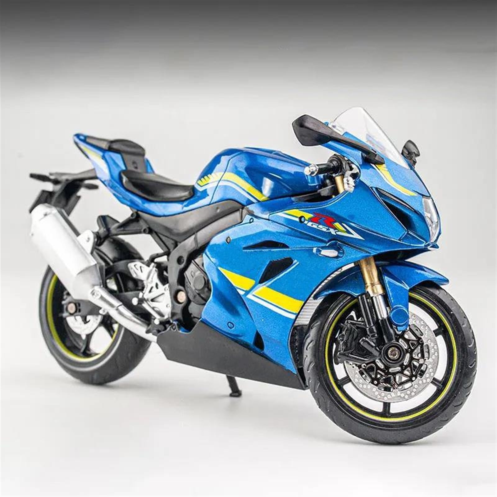 SEYXF Motorbike Toy 1/12 for Suzuki GSX-R1000 Motorcycle Model Toy Collection(Blue no Box)