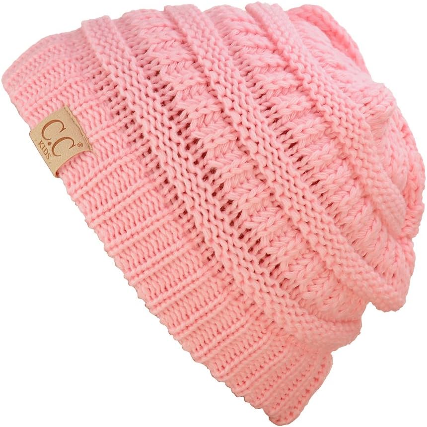 C.C Kids' Cute Warm and Comfy Children's Knit Ski Beanie Hat