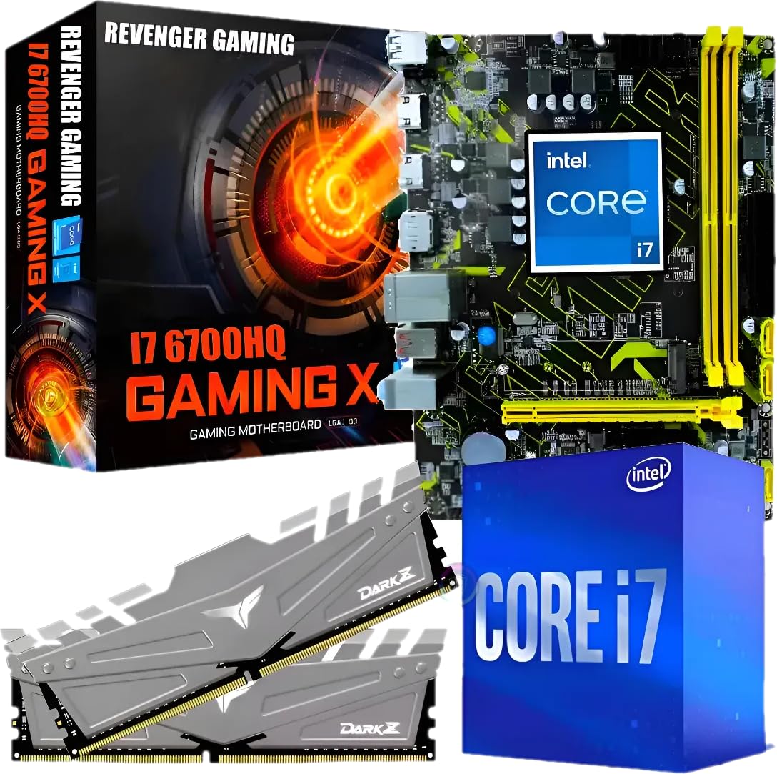 KIT UPGRADE GAMER DDR4 - I7 4.0GHZ + PLACA MÃE + 32GB RAM (16GB