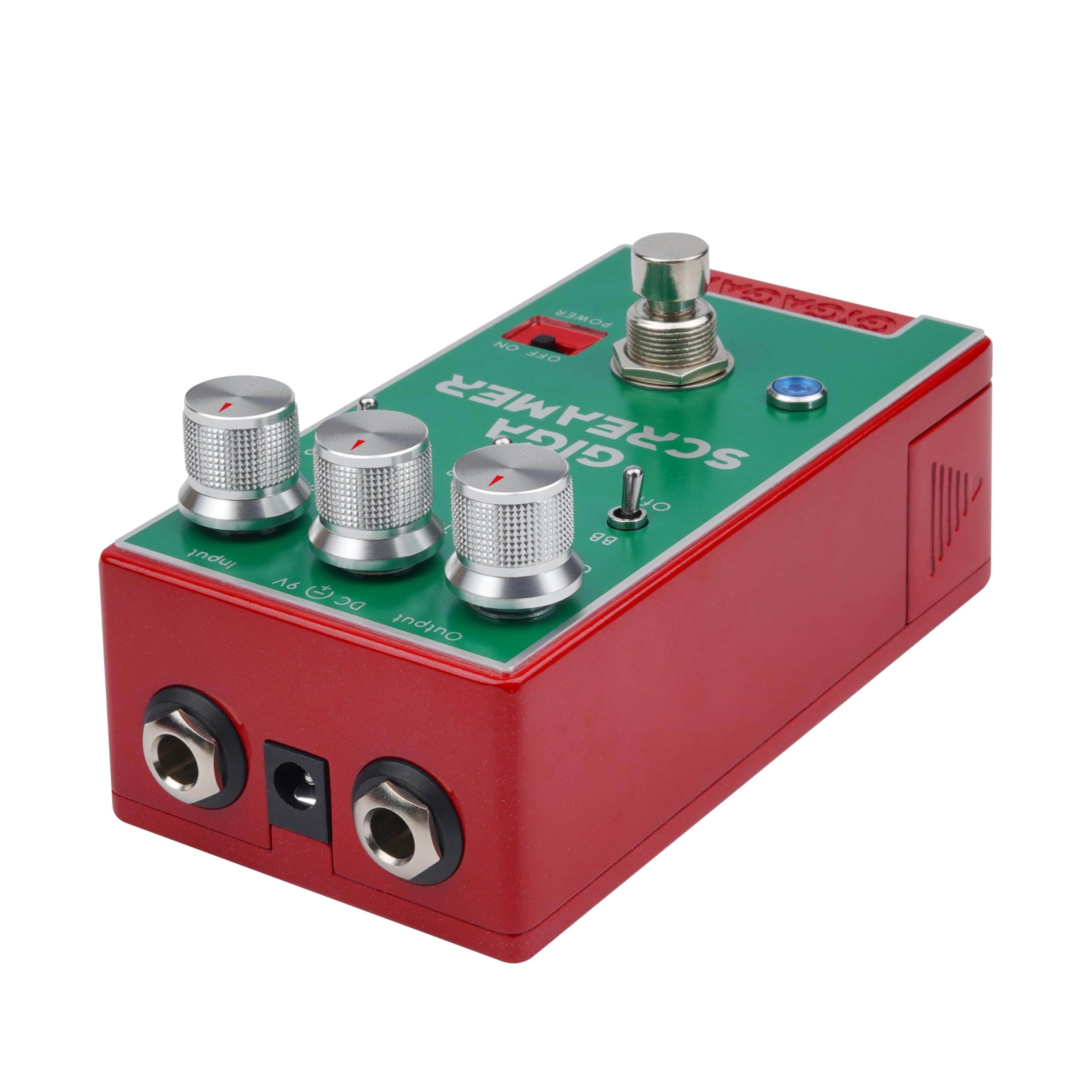 GP04 GIGA Screamer Overdrive Pedale per chitarra – Overdrive classico in stile Screamer valvolare, boost dei medi, clipping morbido, definisce gli amplificatori ad alto guadagno, true bypass