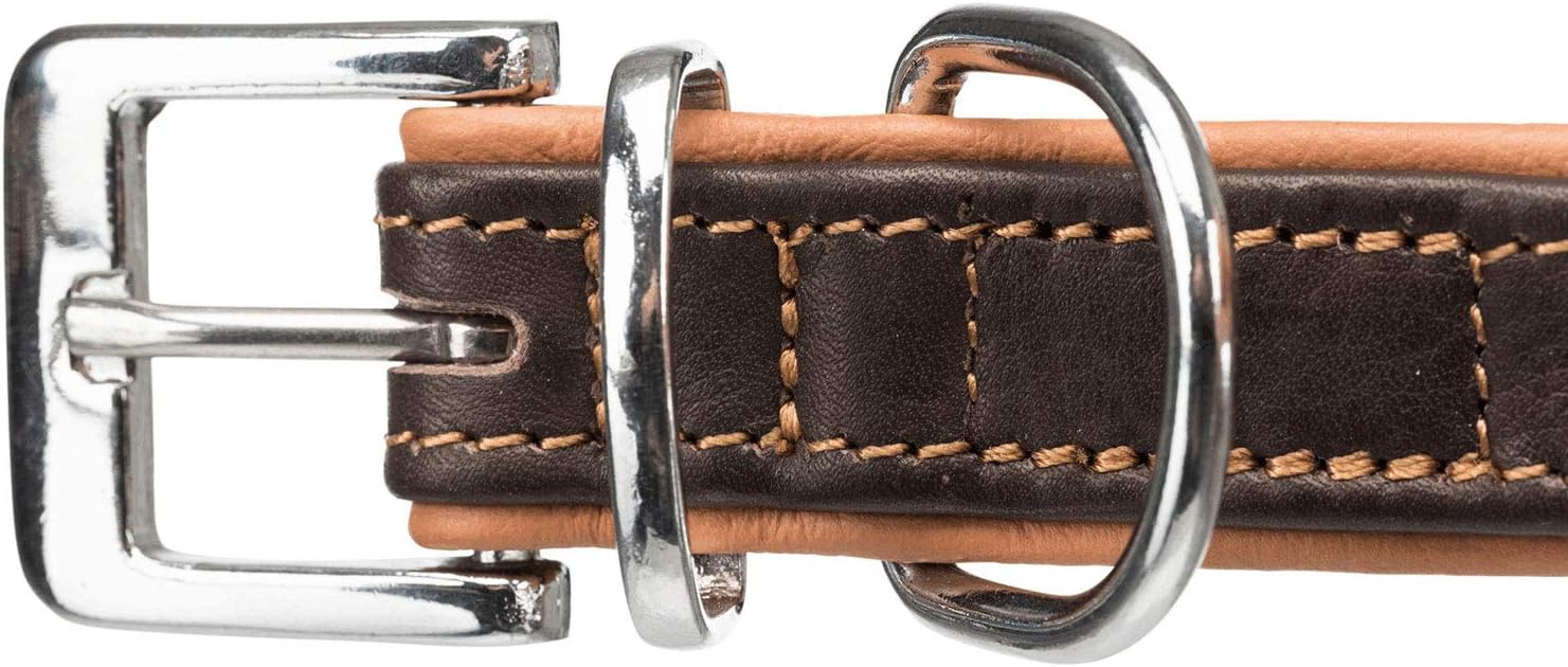 Trixie Active Comfort Collar, XS-S: 21-32 cm/25 mm, Brown/Tan