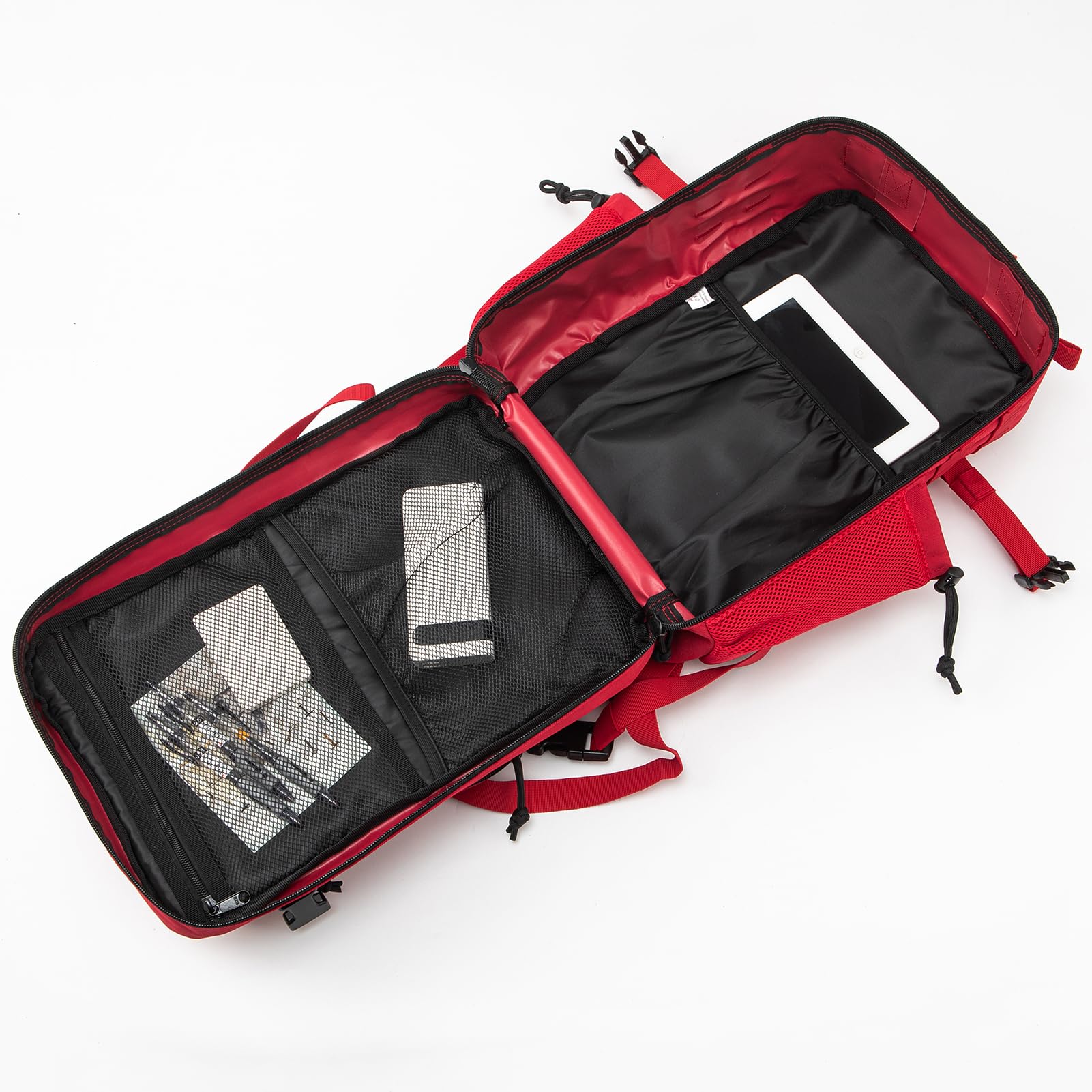 QT&QY Sac à dos tactique militaire 25L/45L Molle Sac de jour Randonnée avec porte-bouteille