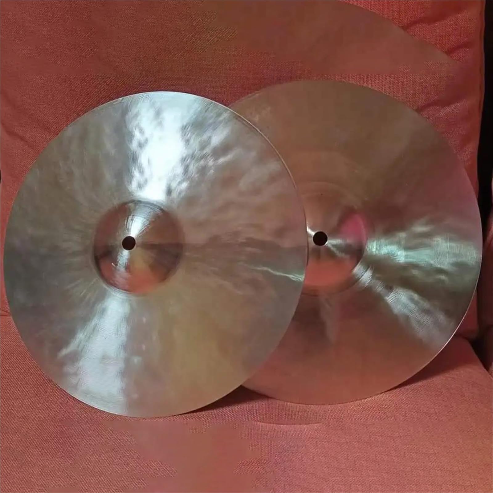 Cymbale Charleston Professionnelle 12-16 Pouces Deux Pièces En Bronze Accessoires De Batterie Faits À La Main(12 Inch)