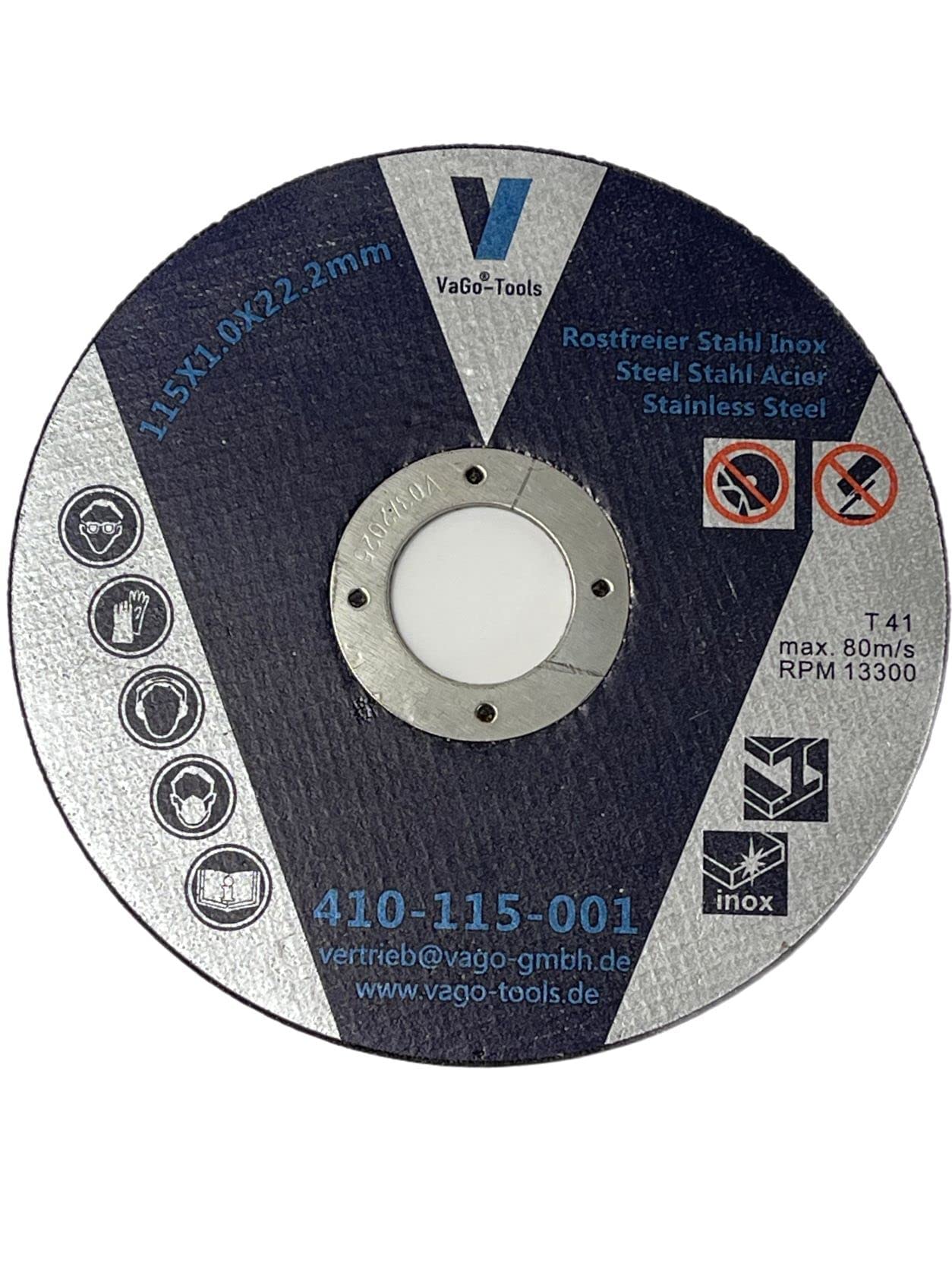 Tarcze tnące elastyczne 115 mm x 1,0 mm Allrounder lub Akkuflex 100 sztuk