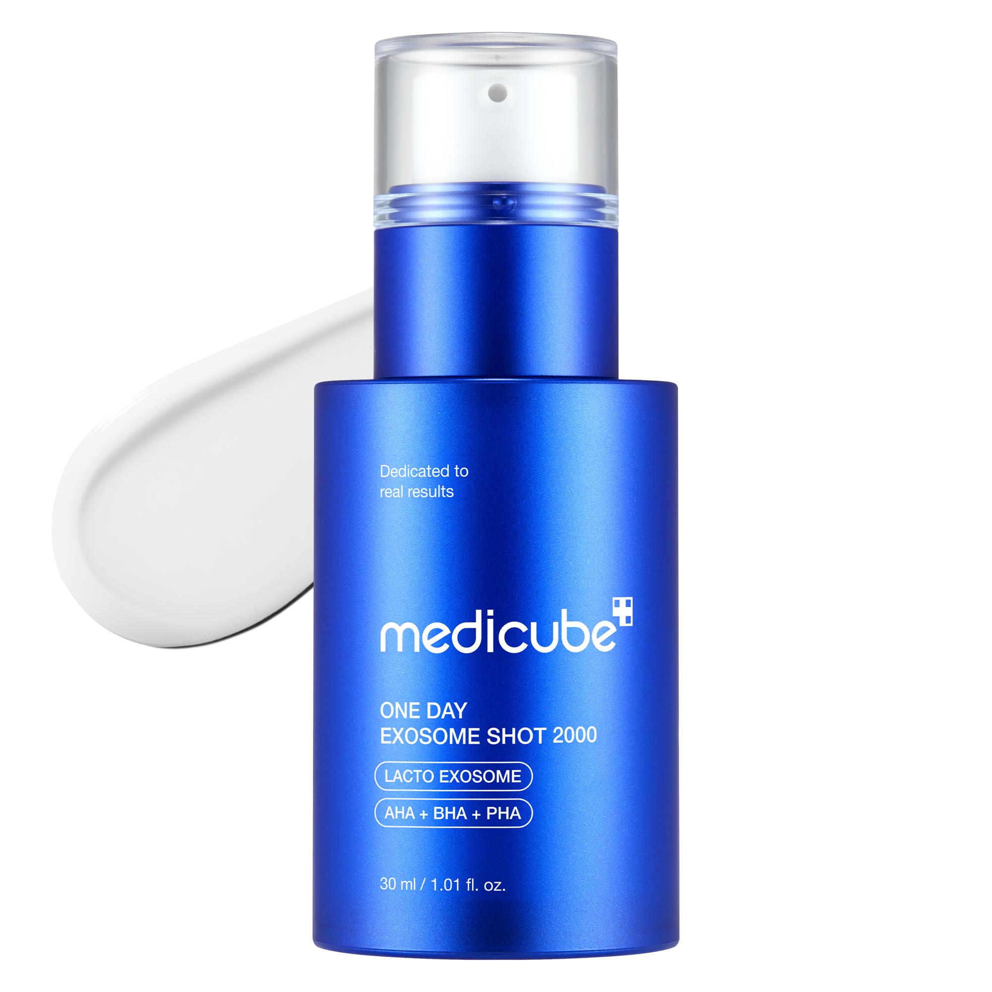 medicube Zero Exosome Shot 2,000 PPM Spicule Facial Serum | Liquid Booster Serum | Exosome, AHA+BHA+PHA | Pore Care, Dead Skin Cells, Skin Texture | Korean Skin Care 1.01 fl.oz