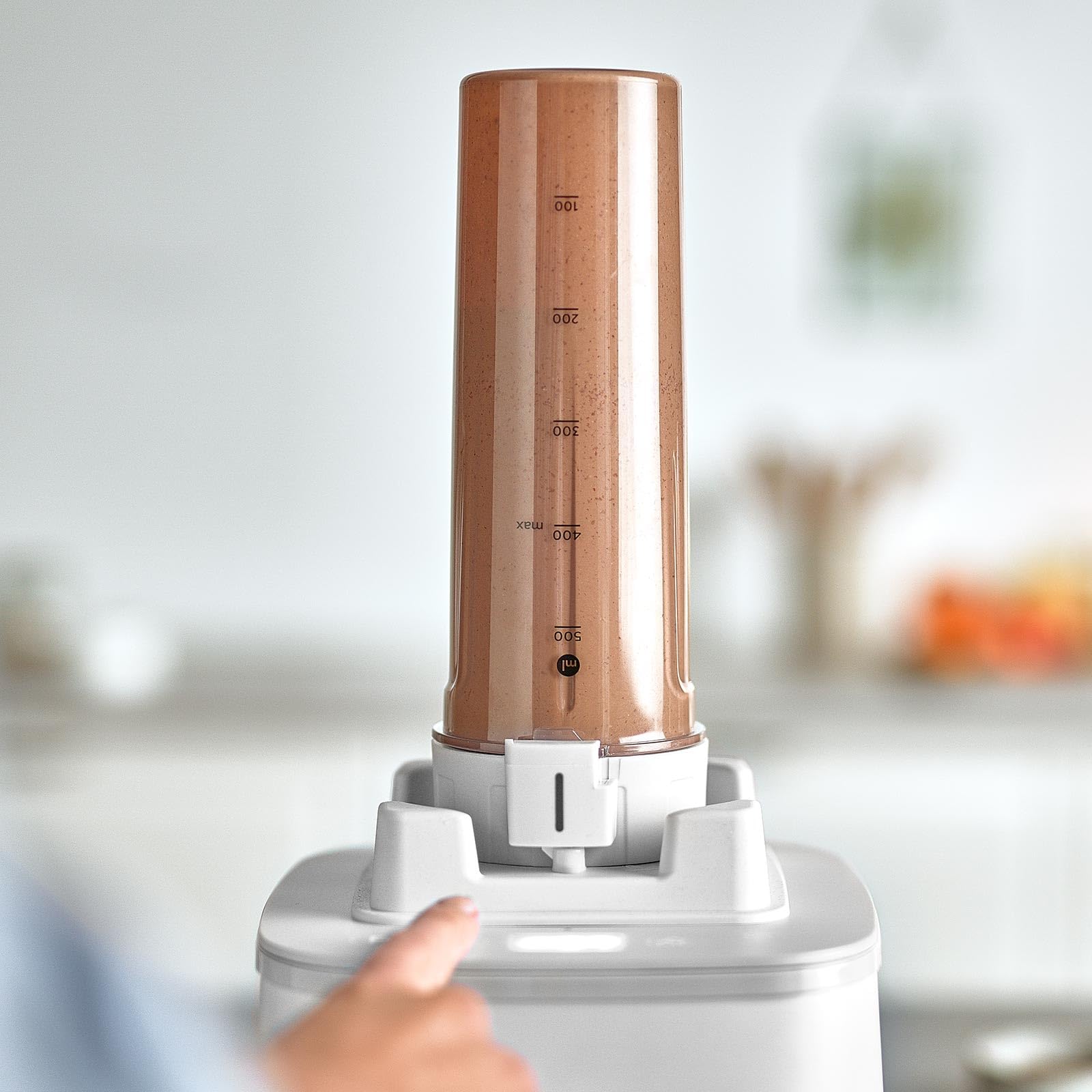SPRINGLANE mezclador de alto rendimiento Hanno 2000W, 32.000 RPM (blanco, con recipiente mezclador)