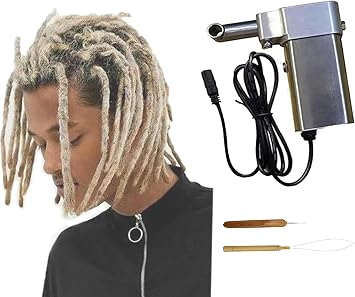 Instant Dreadlock Machine, Automatic Dreadlock Machine, Handheld Portable Dreadlock Maker, Easy DIY Dreadlocks Braiding Hair Extensions