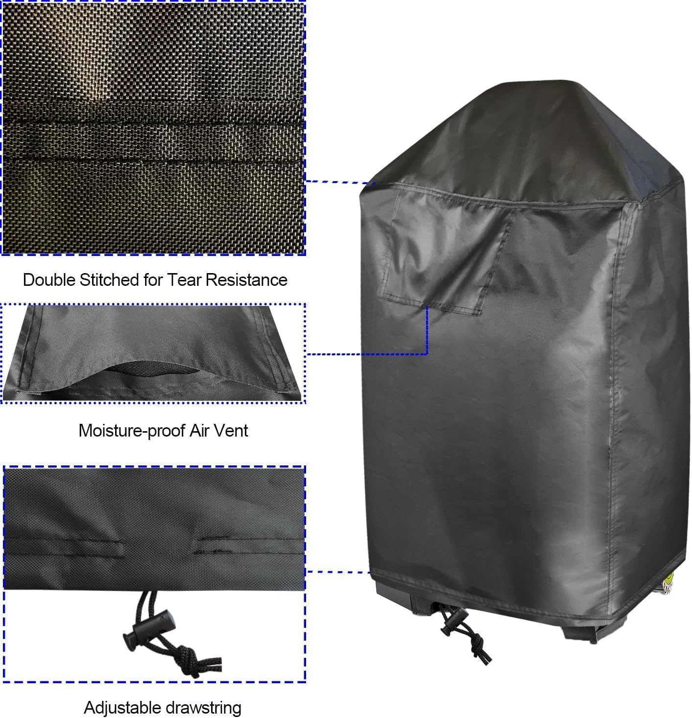Housse pour nettoyeur haute pression, imperméable et anti-poussière pour nettoyeur haute pression électrique à essence, housse de protection extérieure pour nettoyeur haute pression électrique.