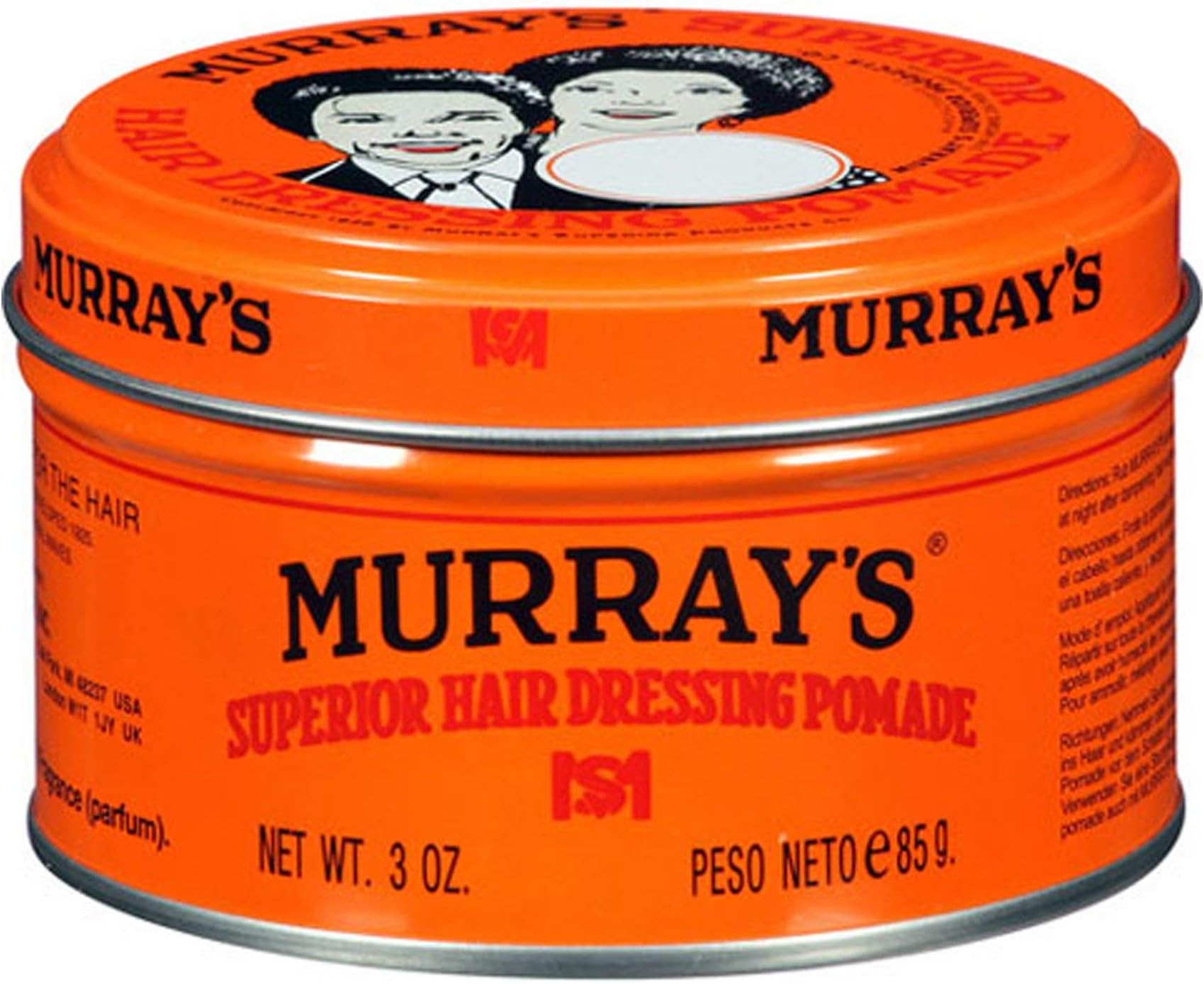 U/S Murrays Hair Pomade Size 3oz U/S Murrays Hair Pomade 3oz