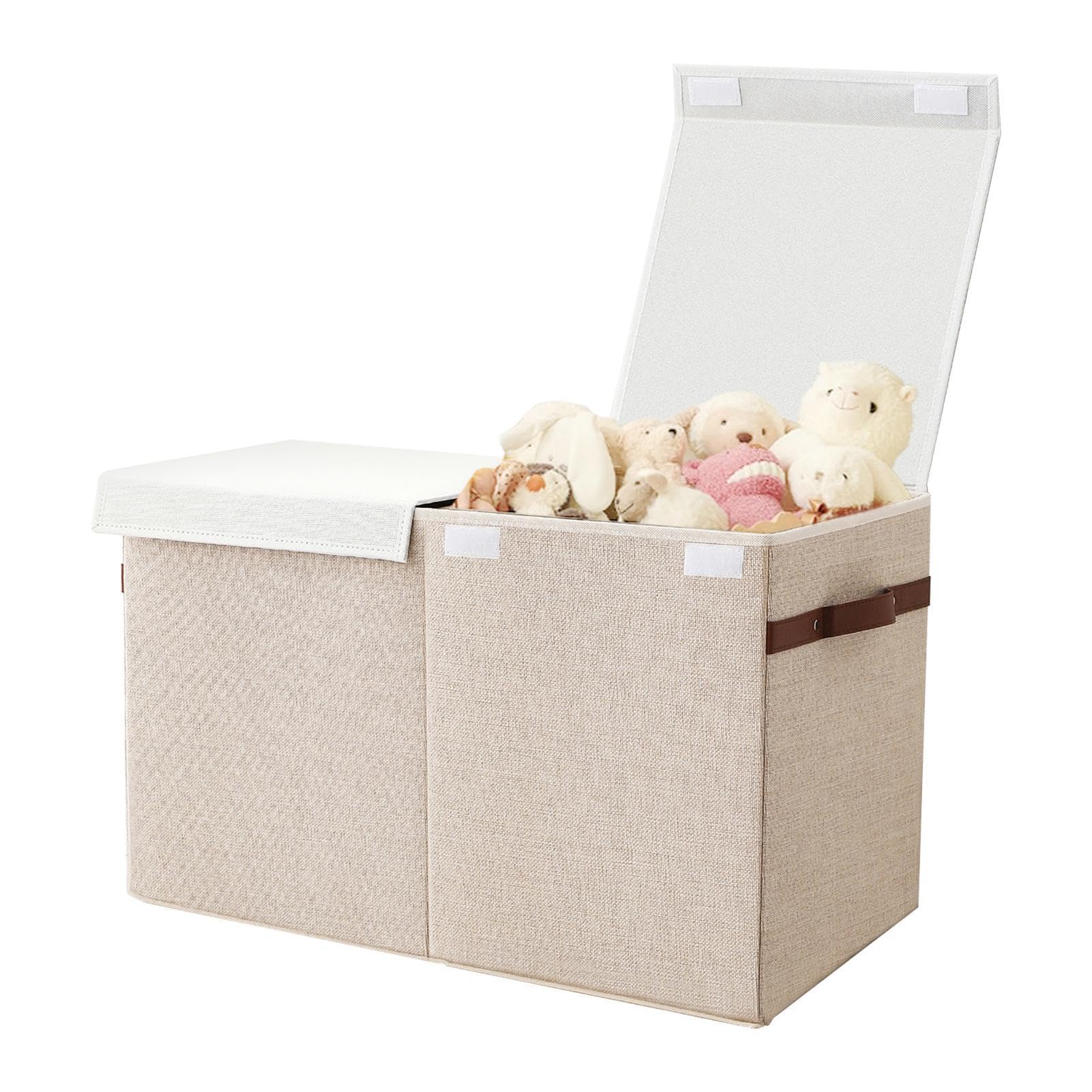 Scatola per giocattoli per bambini, cassapanca per giocattoli Cassetta | Contenitori pieghevoli con coperchio, grande cassettiera portaoggetti per giocattoli per la stanza d