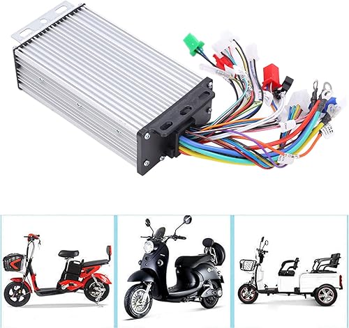 Miniatura 8 de Controlador sin escobillas, controlador sin escobillas de motor de metal de 50 V72 V, 12 tubos de doble modo accesorios eléctricos para scooter