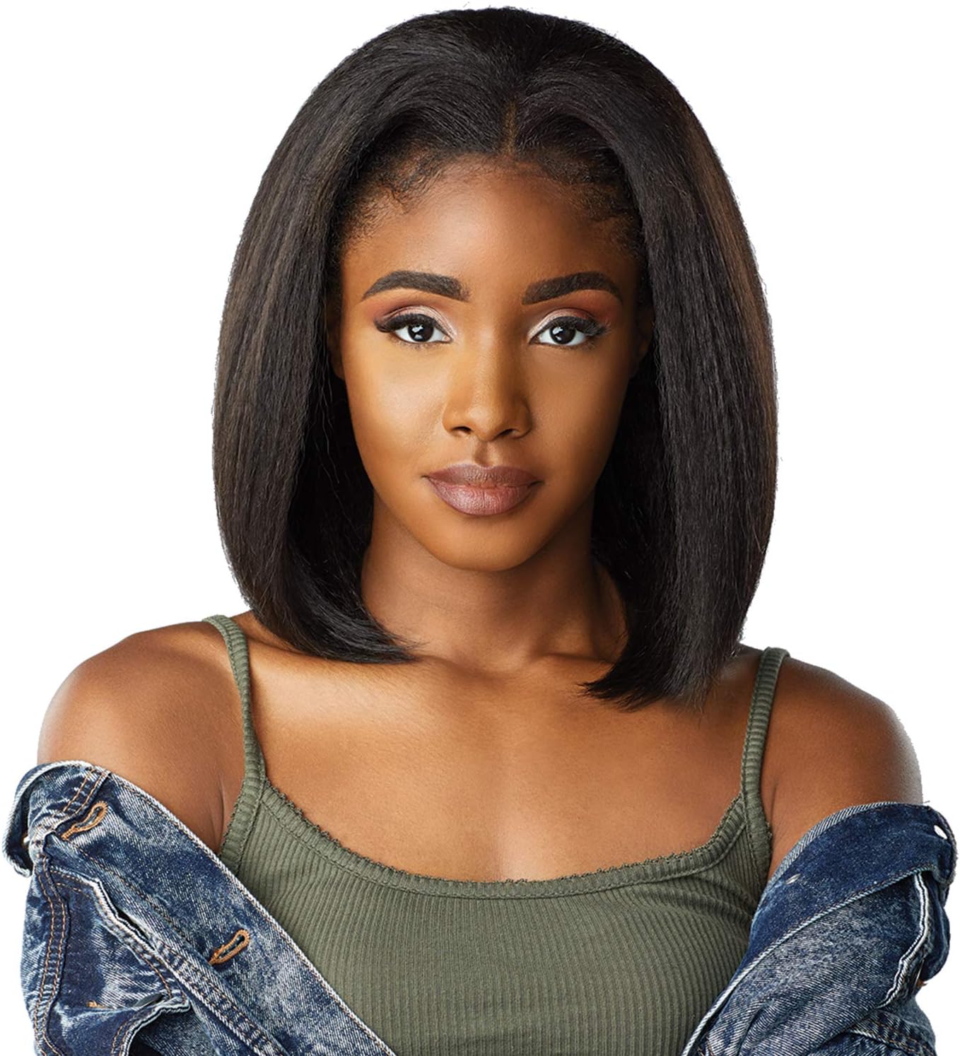 Sensationnel Half Wig Instant Weave Curls Kinks N Co Boss Babe (1B)