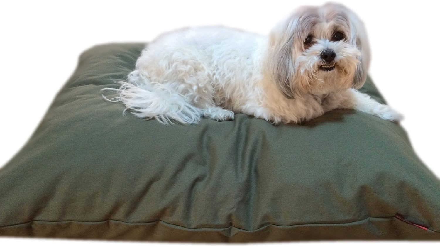 DIY Pet Bed Pillow Cover Set – Heavy Duty Flat Style External Cover + Waterproof Liner for Small to Large Dogs – Microsuede, Denim, Canvas or Fleece – Covers Only (Brown Microsuede, 47''x29'')
