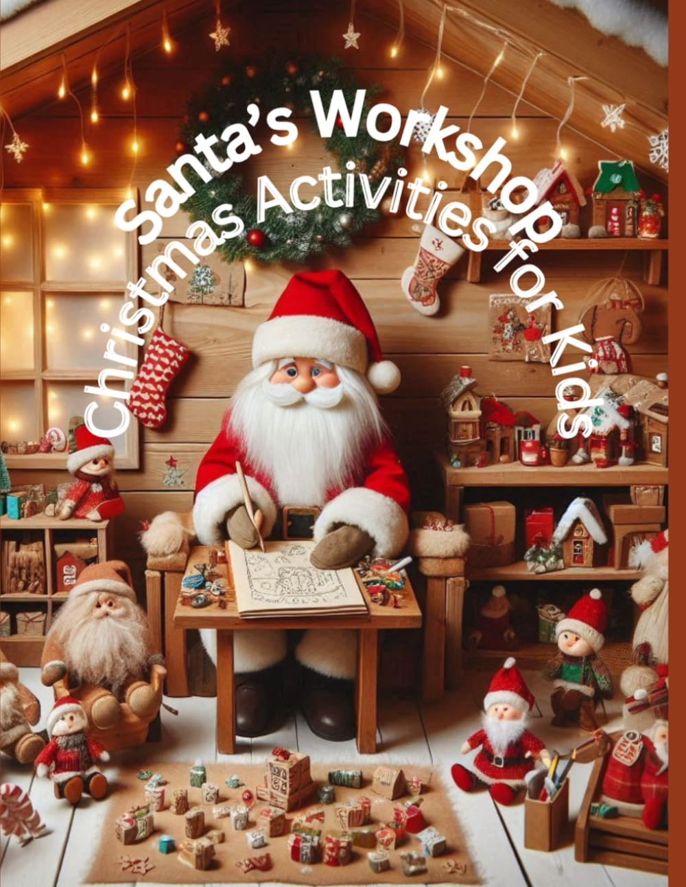 Santa’s Workshop Christmas Activities for Kids: Festive Coloring for kids and Fun Activities to Spark Holiday Joy!
