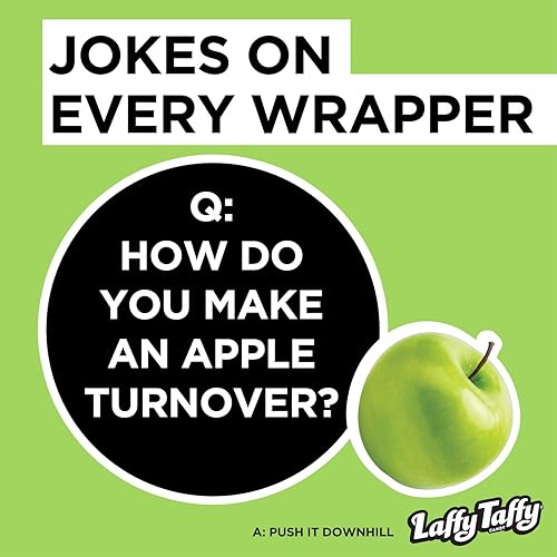 Vista 12 de Laffy Taffy Caramelos surtidos con sabor a frutas, sabor a manzana agria, cereza, fresa y plátano (145 piezas)