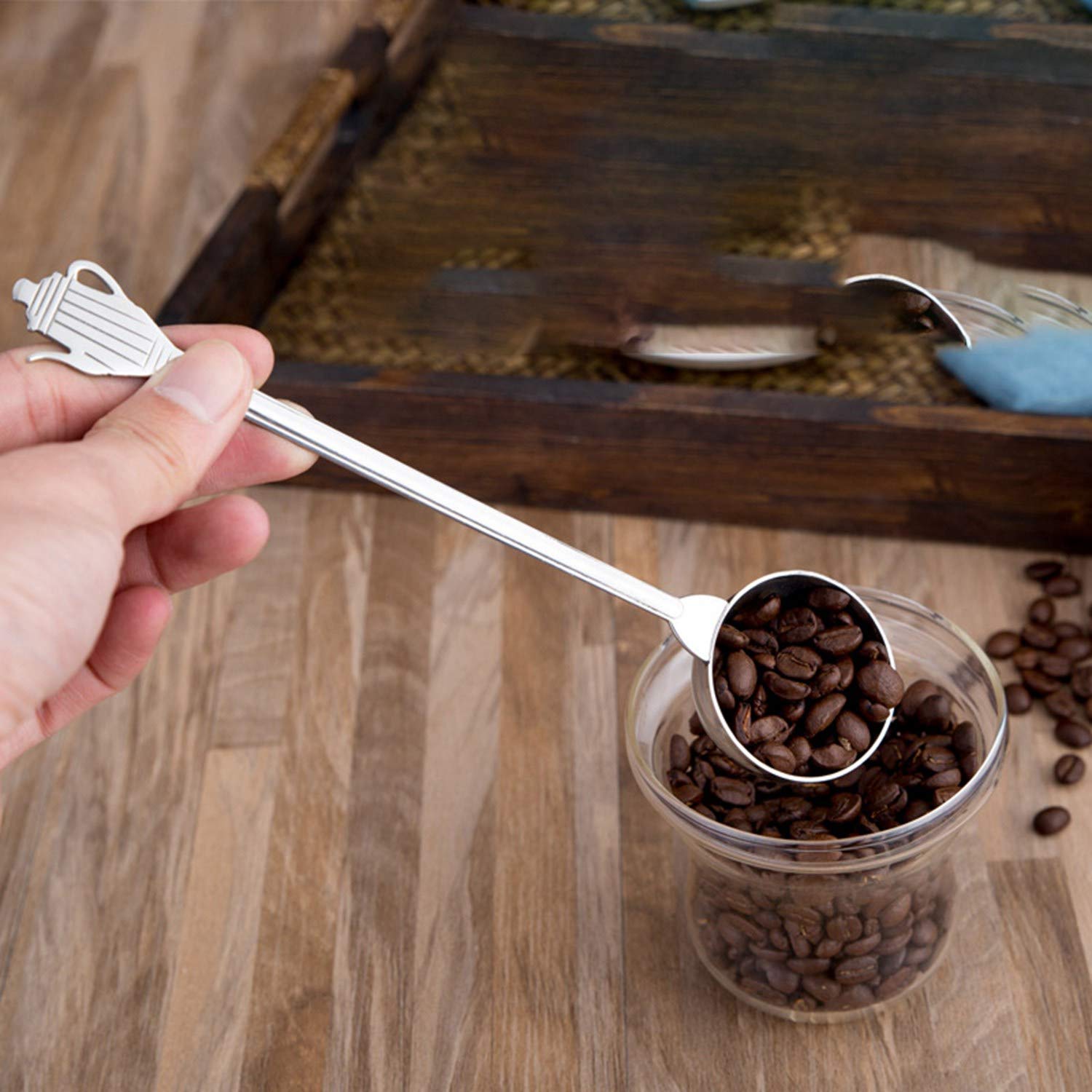 8 Cuillères à Café Avec Filtre En Forme De Patte De Chat - Acier Inoxydable, Design Mignon, Pour Thé Et Cocktails - 11
