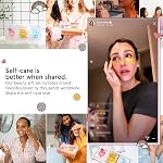 grace & stella Ensemble de soins de la peau primé - Cadeaux d'anniversaire pour femmes - Essentiels de voyage avec masques pour les yeux dorés, sérum à l'acide hyaluronique et spray à la rose - Cadeaux pour enterrement de vie de jeune fille, cadeaux pour adolescentes - Végétalien