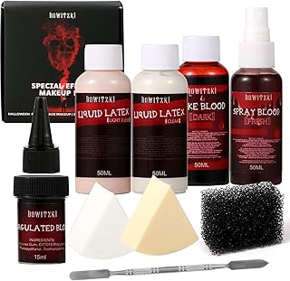 Bowitzki Kit de látex líquido y sangre falsa,...