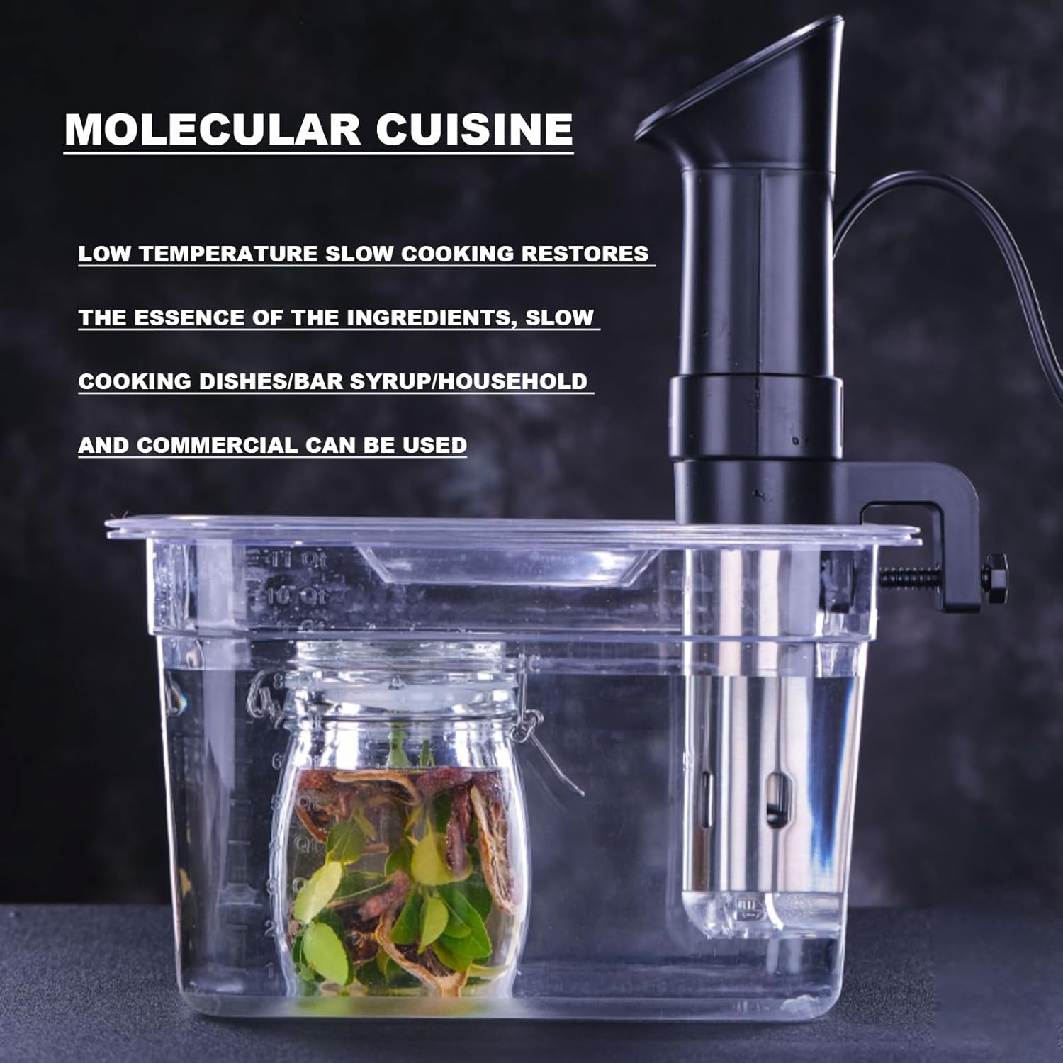 Sous Vide Machine, Immersion Circulators, With Temperature Control Box, Sous Vide Cooker, Low Temperature Slow Cooker, Smart Touch Screen, For Beef, Chicken, Vegetables