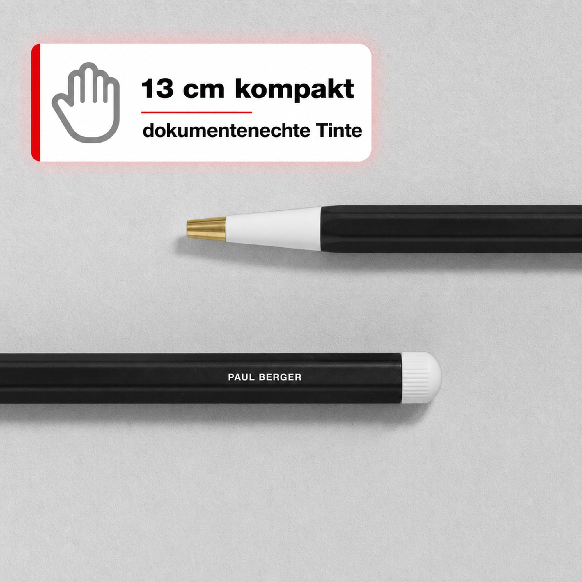 LEUCHTTURM1917 363956 Drehgriffel Nr. 1, Nero - Penna Gel con inchiostro nero