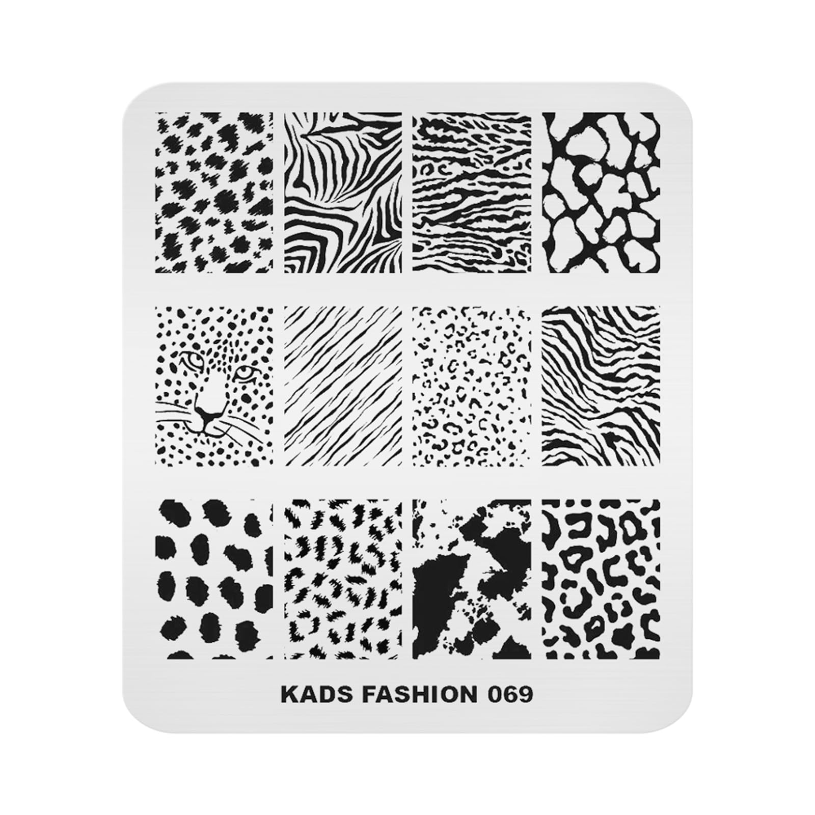 FA064 新 KADS Nail Art Stamp Plate Fashion Series Nail timbratura piastra modello immagine piastra Nail Art DIY decorazione strumento (FA069)