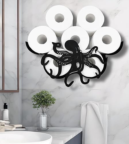 Divertido soporte de papel higiénico de oso, almacenamiento de animales para baño, almacenamiento de papel higiénico de animales de metal disponible en Yaxa Colombia