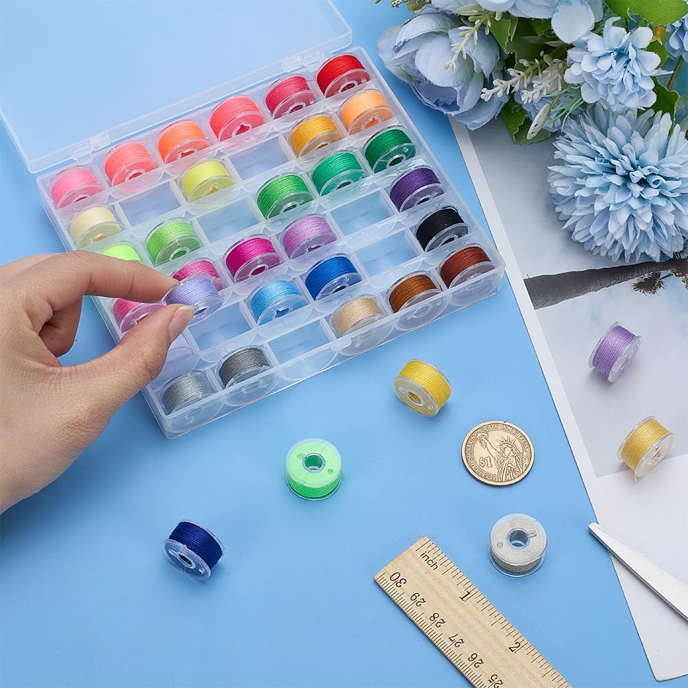 WADORN 984 Yards 36 Rolls Polyester Beading String Cord 0.3mm Crafts Chinese Knotting Cord Thread for DIY Beading Sewing Kumihimo Macrame Friendship Bracelet Necklace Wind Chime Jewelry Making - Image 3