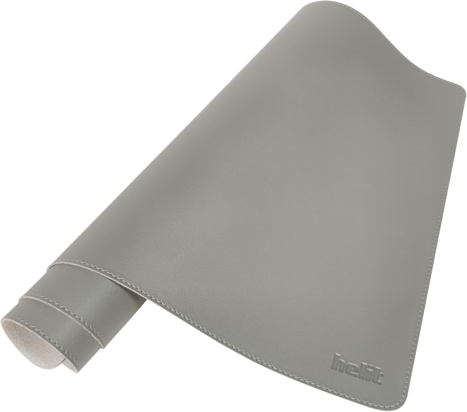 helit H2525082 - Desk Mat, The Flat Mat, Grey, 600 x 350 mm, Pack of 1, Gray