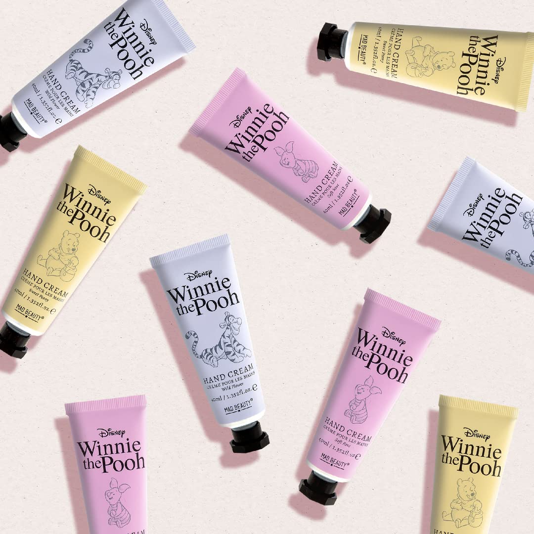 MAD Beauty Disney Winnie the Pooh Hand Cream Trio | Cruelty-Free Cosmetics | Skincare Gifts for Women, Adults, and Kids | Dream Among the Flowers