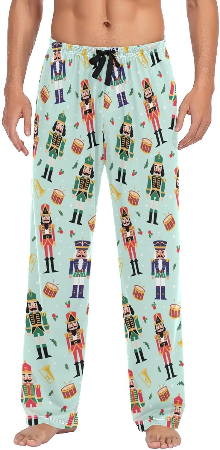 Aifnlsf Men's Pajama Pants Casual Sleepwear Breathable Pjs Bottoms with Pocket Drawstring S