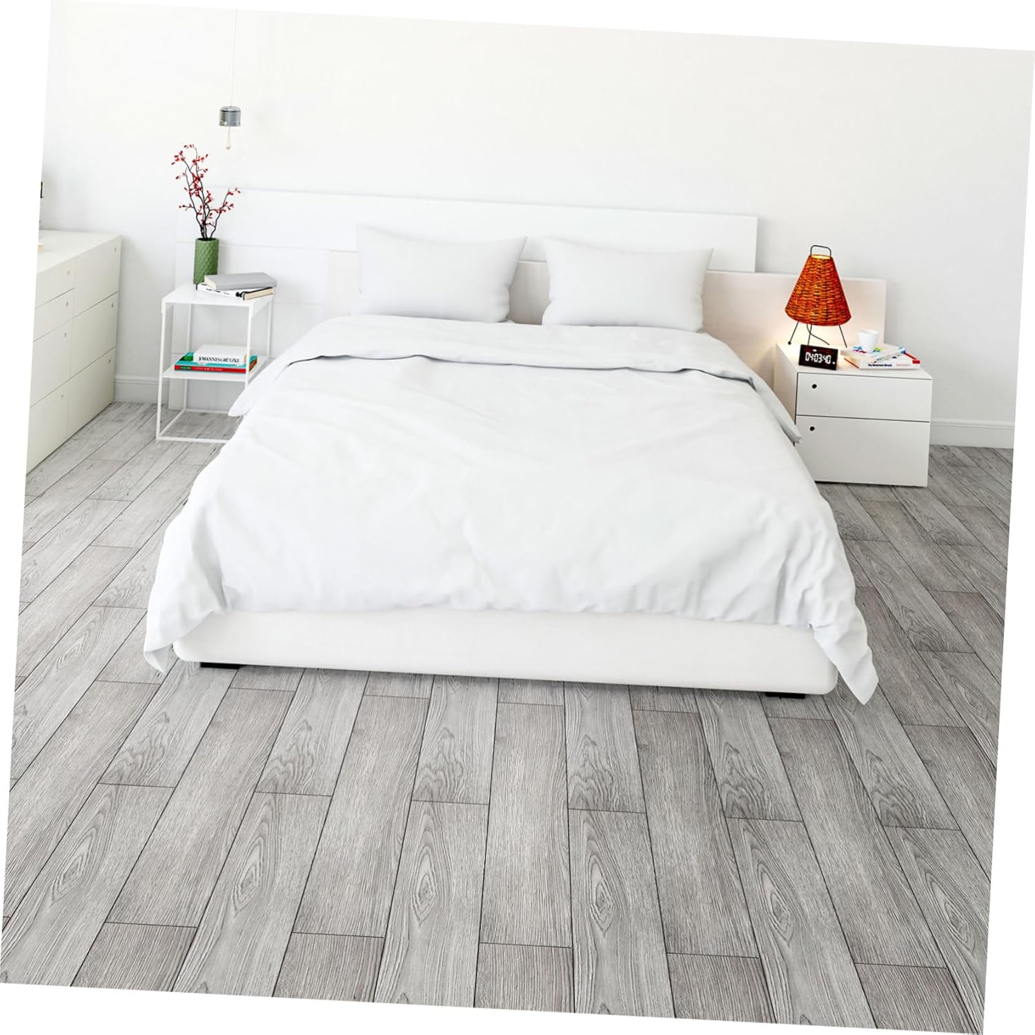 36pcs Self Adhesive Vinyl Flooring Stickers Easy Peel and Stick Non-Slip DIY