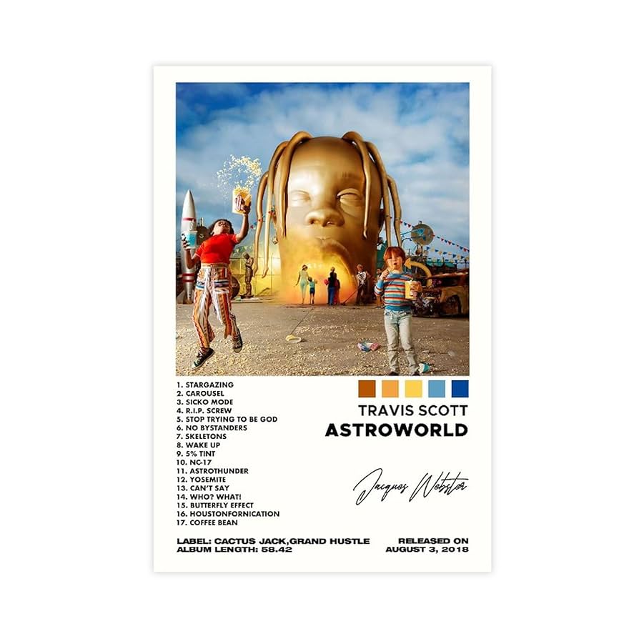 アート 絵 ポスター トラヴィス・スコット ウィズ・カリファ エミネム 展示品 アート 絵 ポスター トラヴィス・スコット ウィズ・カリファ