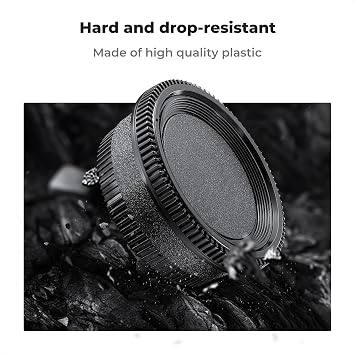 K&F Concept F Mount Rear Lens Cap & Body Cap Cover & Hot Shoe Cover Kit for for Nikon F Mount Camera Lens D5 D6 D500 D610 D750 D780 D810 D850 D3400 D3500 D5000 D5200 D5300 D5500 D5600 D7000 D7100 etc.