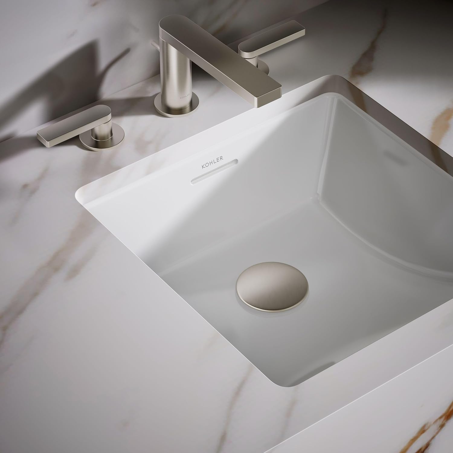 Kohler Brazn Square Undermount Bathroom Sink