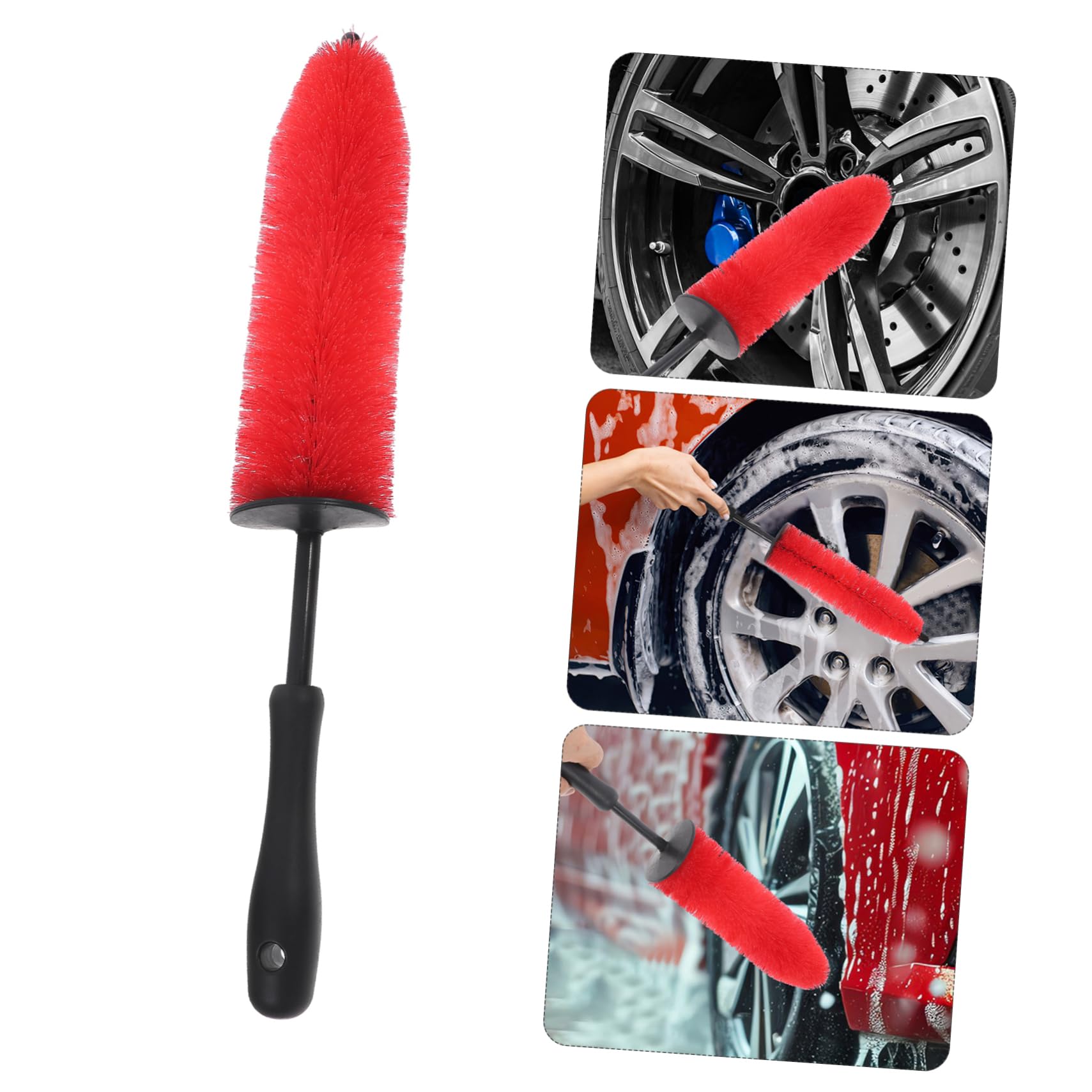 Mobestech 4stücke Car Wheel Rim Reinigungsbürste Ergonomisches Werkzeug Für Gründliche Fahrzeugreinigung Geeignet Für Felgen Radnaben Und Mehr Aus Robustem Und Gefertigt Für Autopflege