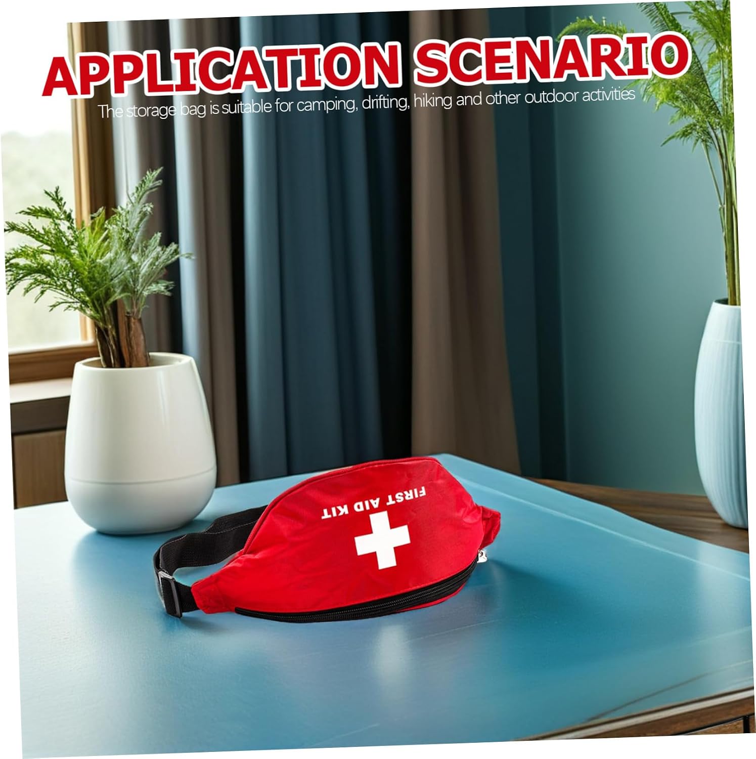 Beavorty Trauma Kit Bag Water Backpack for Hiking First Aid Kit Emergency Bag Compact