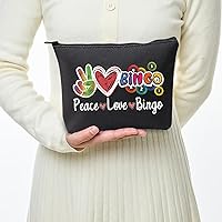 Vista 4 de JXGZSO B Caller Bag Lucky B Bag Peace Love B Funny B Player Casino Lover Regalo