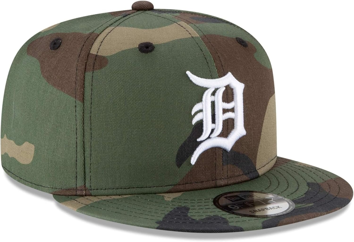 New Era Unisex-Adult MLB 9Fifty Camo Primary Logo Adjustable Snapback Hat Cap One Size Fits All