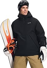 Pioneer Camp Ski Jacket Men Baggy Waterproof Insulated Half Zip Snowboard Snow Coat Shell Jackets Winter Warm Outdoor