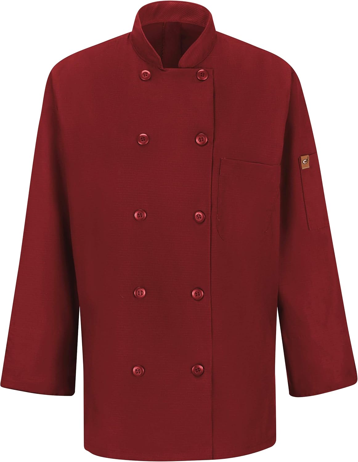 Red Kap womens Long Sleeve Ten Button Chef Coat With Mimix and Oilblok: Clothing, Shoes & Jewelry