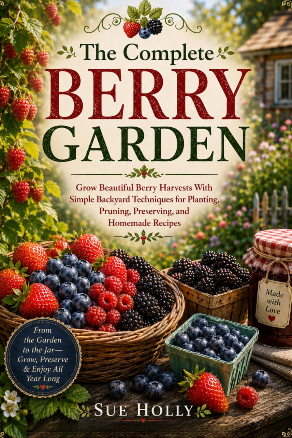 The Complete Berry Garden: Grow Strawberries, Blueberries, Raspberries, Blackberries, and More With Simple Harvesting, Preserving, and Backyard Gardening Techniques