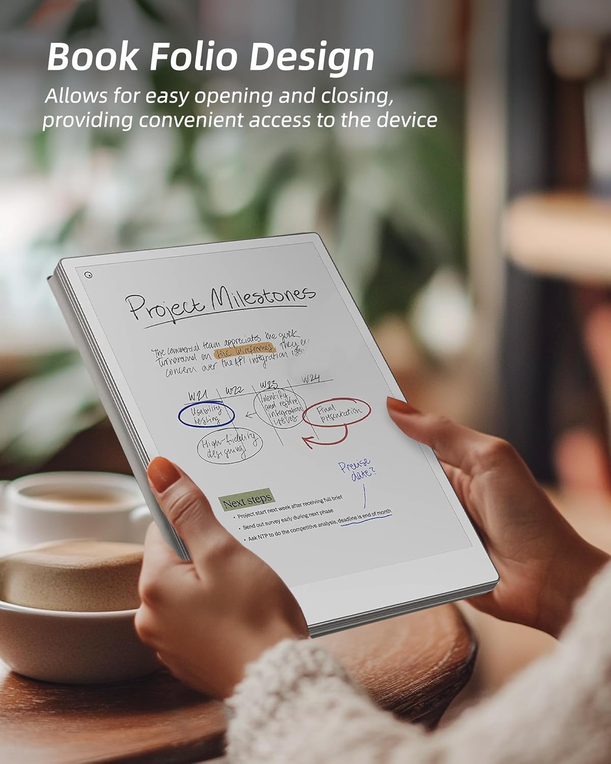 WALNEW Case for 11.8" Remarkable Paper Pro Tablet (2024 Released), Auto Sleep/Wake Protective Cover with Pen Clasp, Magnetic Slim Book Folio Cover for Remarkable Paper Pro, Brown